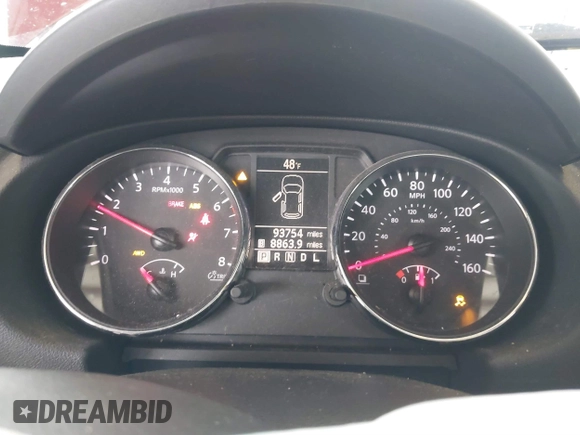2012 Nissan Rogue SV with VIN JN8AS5MV3CW379082, listed as a IAAI auction lot 41849517 with 93,754 mi miles. Bid and sale history available at carsss.com. Image 7.