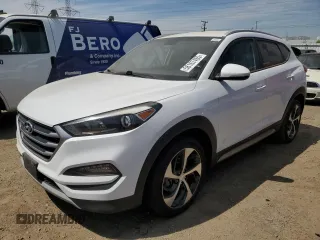 2017 Hyundai Tucson Value z VIN KM8J33A26HU289561, wystawiony jako Copart lot #56167455 z przebiegiem 106 263 mil mil oraz Czysty tytuł • Clean title. Historia ofert i sprzedaży dostępna na DreamBid. Obrazek 1.