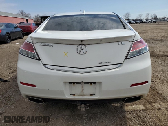 2012 Acura TL Tech Auto with VIN 19UUA9F59CA802004, listed as a Copart auction lot 51081855 with 242,791 mi miles and Clean Title. Bid and sale history available at carsss.com. Image 6.