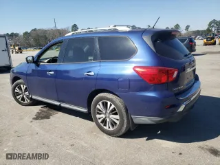 2017 Nissan Pathfinder SV with VIN 5N1DR2MN7HC901932, listed as a Copart auction lot 48744555 with 87,055 mi miles and Clean Title. Bid and sale history available at carsss.com. Image 2.