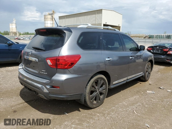 2017 Nissan Pathfinder S with VIN 5N1DR2MM7HC909567, listed as a Copart auction lot 52979015 with 138,799 mi miles and Clean Title. Bid and sale history available at carsss.com. Image 3.