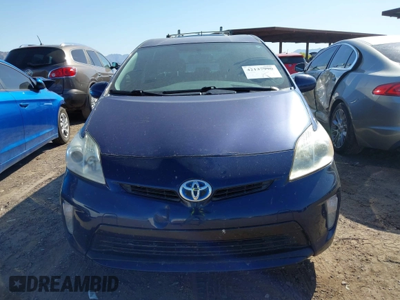 2012 Toyota Prius One with VIN JTDKN3DU6C1508691, listed as a IAAI auction lot 42137990 with 271,382 mi miles. Bid and sale history available at carsss.com. Image 6.