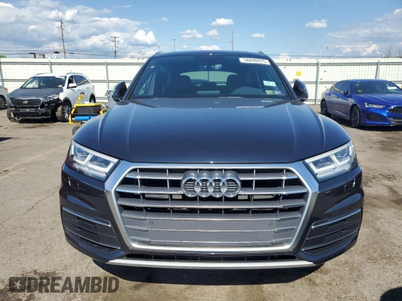2018 Audi Q5 Premium Plus z VIN WA1BNAFY7J2165573, wystawiony jako Copart lot #56040975 z przebiegiem 75 330 mil mil oraz Szkoda całkowita • Salvage title. Historia ofert i sprzedaży dostępna na DreamBid. Obrazek 5.