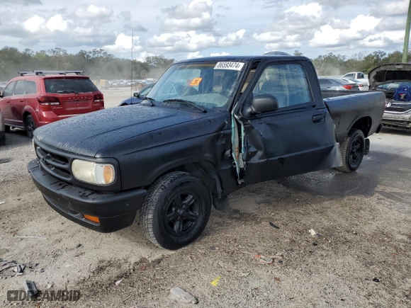 1996 Mazda B-Series 2WD Truck SE with VIN 4F4CR16U5TTM08135, listed as a Copart auction lot 86593474 with 127,430 mi miles and Salvage Title. Bid and sale history available at carsss.com. Image 1.