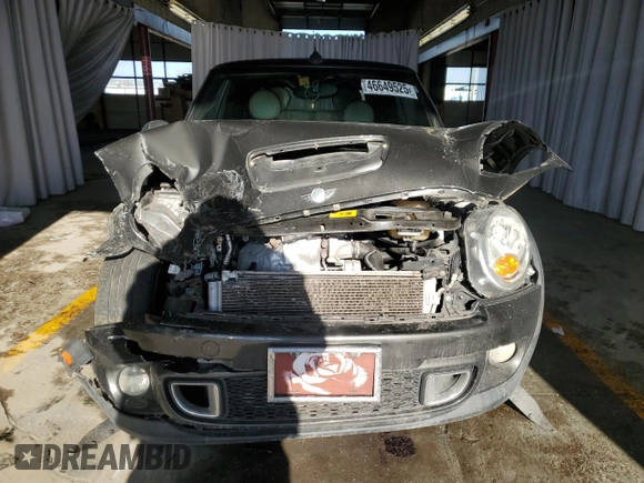 2012 MINI Convertible S with VIN WMWZP3C53CT250070, listed as a Copart auction lot 46649525 with 80,392 mi miles and Salvage Title. Bid and sale history available at DreamBid. Image 5.