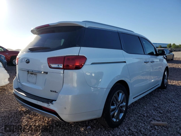 2018 Kia Sedona SX-L with VIN KNDME5C19J6399669, listed as a Copart auction lot 72073194 with 60,657 mi miles and Salvage Title. Bid and sale history available at DreamBid. Image 3.