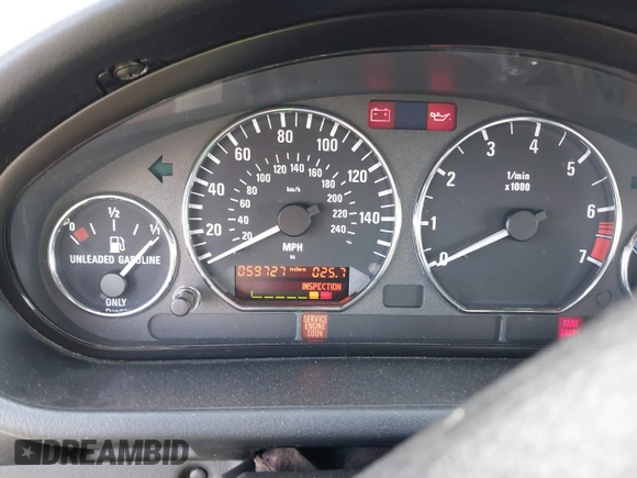 2000 BMW Z3 2.5L with VIN WBACH934XYLF89755, listed as a IAAI auction lot 41957754 with 59,727 mi miles. Bid and sale history available at carsss.com. Image 7.