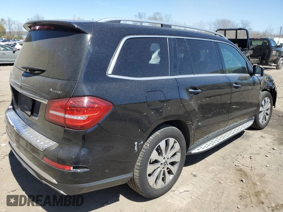 2019 Mercedes-Benz GLS 450 with VIN 4JGDF6EE9KB233854, listed as a Copart auction lot 52087014 with 46,272 mi miles and . Bid and sale history available at DreamBid. Image 3.