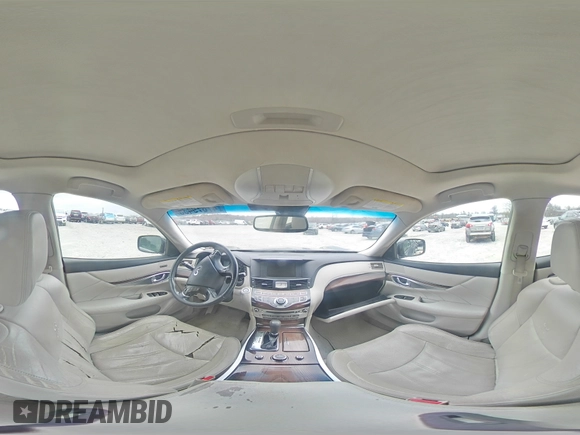 2011 Infiniti M with VIN JN1BY1AR6BM375779, listed as a Copart auction lot 47879435 with 245,770 mi miles and Salvage Title. Bid and sale history available at DreamBid. Image 12.