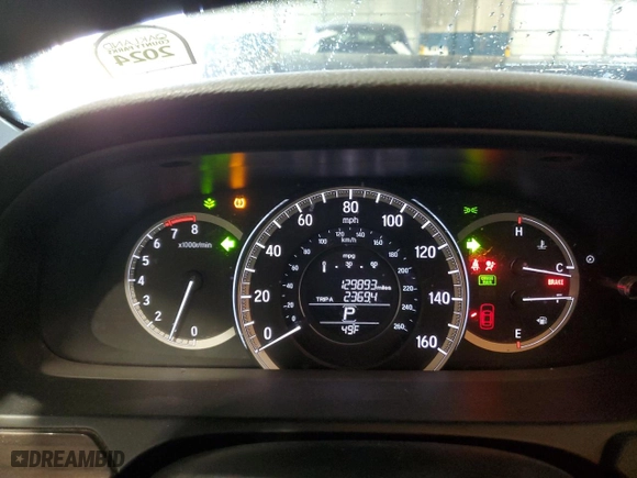 2016 Honda Accord Sedan EX with VIN 1HGCR2F70GA003053, listed as a Copart auction lot 48967035 with 129,893 mi miles and Clean Title. Bid and sale history available at carsss.com. Image 9.