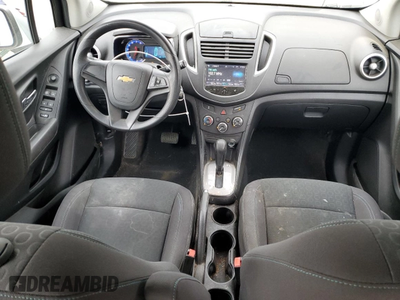 2016 Chevrolet Trax LS with VIN KL7CJKSB3GB754607, listed as a Copart auction lot 50418065 with 104,492 mi miles and Salvage Title. Bid and sale history available at carsss.com. Image 8.