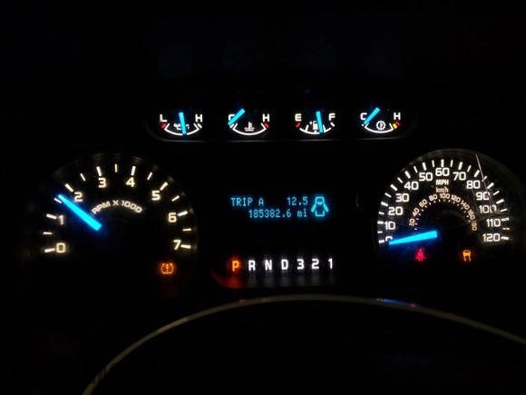 2012 Ford F-150 XL with VIN 1FTFX1EF5CFC81805, listed as a Copart auction lot 52775205 with 185,382 mi miles and Salvage Title. Bid and sale history available at carsss.com. Image 9.