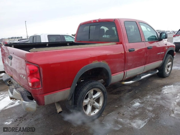 2007 Dodge Ram 1500 Laramie with VIN 1D7HU18237S252462, listed as a IAAI auction lot 41288154 with 179,220 mi miles. Bid and sale history available at carsss.com. Image 4.