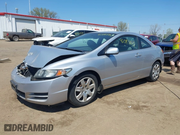2010 Honda Civic Cpe LX with VIN 2HGFG1B67AH535385, listed as a IAAI auction lot 42085053 with 150,803 mi miles. Bid and sale history available at carsss.com. Image 17.