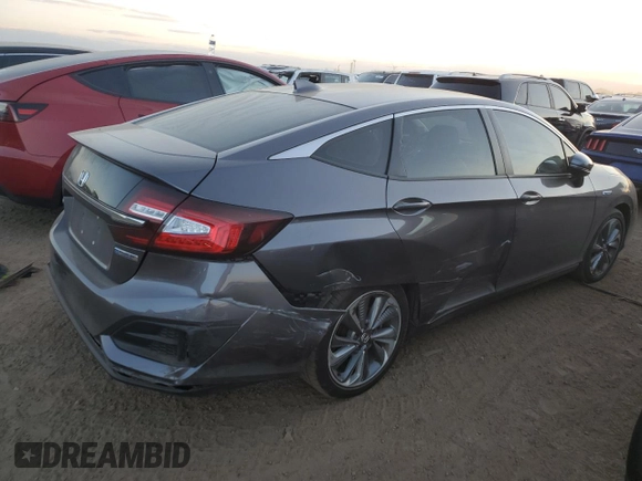 2018 Honda Clarity Plug-In Hybrid with VIN JHMZC5F18JC023195, listed as a Copart auction lot 73437684 with 57,371 mi miles and Salvage Title. Bid and sale history available at carsss.com. Image 3.