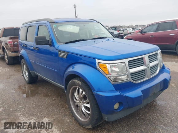 2008 Dodge Nitro SLT with VIN 1D8GU58K58W177983, listed as a IAAI auction lot 41447138 with 184,004 mi miles. Bid and sale history available at carsss.com. Image 1.