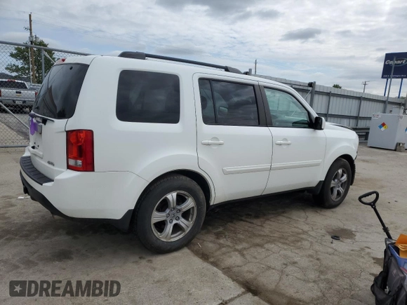 2012 Honda Pilot EX-L with VIN 5FNYF4H78CB070507, listed as a Copart auction lot 58354005 with 171,770 mi miles and Salvage title. Bid and sale history available at DreamBid. Image 3.