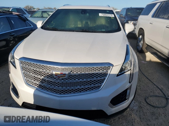 2018 Cadillac XT5 FWD with VIN 1GYKNARSXJZ128533, listed as a Copart auction lot 86454434 with Not provided miles and Non repairable. Bid and sale history available at DreamBid. Image 5.