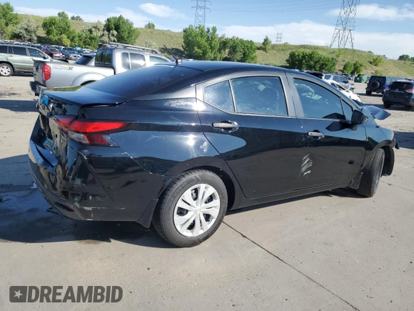 2023 Nissan Versa S with VIN 3N1CN8DV6PL818075, listed as a Copart auction lot 60322735 with 40,067 mi miles and Salvage title. Bid and sale history available at DreamBid. Image 3.