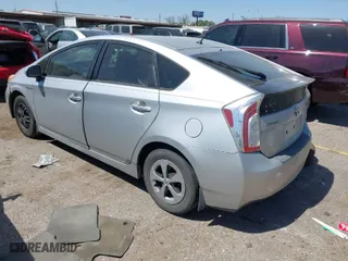 2012 Toyota Prius One with VIN JTDKN3DU0C5448805, listed as a IAAI auction lot 41837308 with 251,217 mi miles. Bid and sale history available at carsss.com. Image 3.