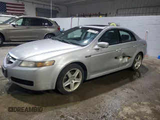 2005 Acura TL with VIN 19UUA66285A010658, listed as a Copart auction lot 47297795 with 182,809 mi miles and Salvage Title. Bid and sale history available at carsss.com. Image 1.