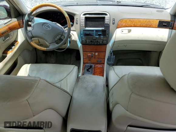 2001 Lexus LS 430 z VIN JTHBN30F410026620, wystawiony jako Copart lot #56330185 z przebiegiem 98 650 mil mil oraz Szkoda całkowita • Salvage title. Historia ofert i sprzedaży dostępna na DreamBid. Obrazek 8.