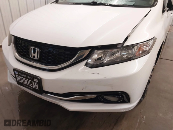 2015 Honda Civic EX-L with VIN 19XFB2F98FE040252, listed as a IAAI auction lot 41617619 with 107,667 mi miles and . Bid and sale history available at DreamBid. Image 17.