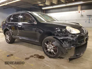 2006 Porsche Cayenne Turbo with VIN WP1AC29P06LA92028, listed as a Copart auction lot 84253554 with 147,440 mi miles and Clean Title. Bid and sale history available at carsss.com. Image 4.