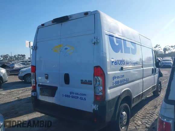 2017 Ram ProMaster Cargo with VIN 3C6TRVDG4HE550125, listed as a IAAI auction lot 41647374 with 255,147 mi miles and . Bid and sale history available at carsss.com. Image 4.