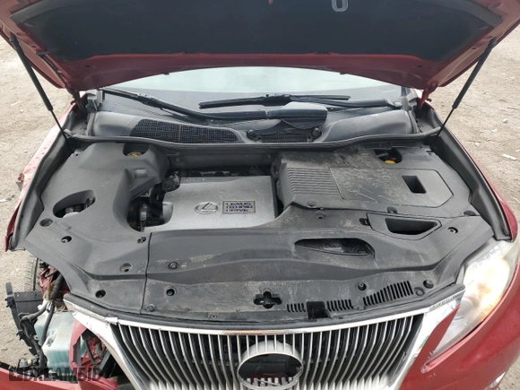 2010 Lexus RX 450h with VIN JTJBC1BA8A2414805, listed as a Copart auction lot 46877445 with NaN miles and Salvage Title. Bid and sale history available at carsss.com. Image 12.