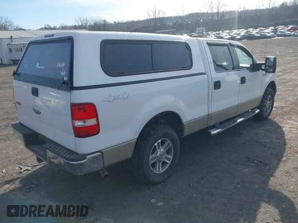 2008 Ford F-150 XLT with VIN 1FTPW14548FC02289, listed as a IAAI auction lot 41286337 with 116,645 mi miles and . Bid and sale history available at DreamBid. Image 4.