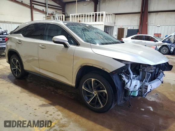 2016 Lexus RX 350 with VIN 2T2ZZMCA7GC021612, listed as a Copart auction lot 54907995 with 76,369 mi miles and Salvage Title. Bid and sale history available at DreamBid. Image 4.