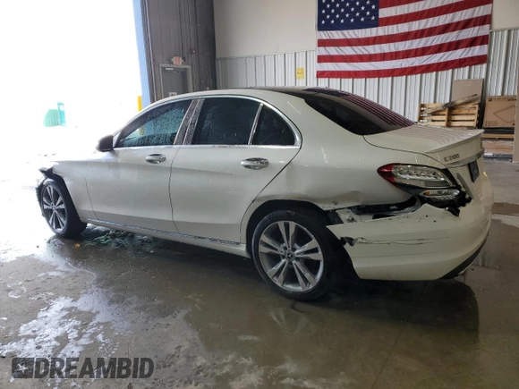2018 Mercedes-Benz C 300 with VIN 55SWF4KB2JU280486, listed as a Copart auction lot 46850755 with 73,452 mi miles and Salvage title. Bid and sale history available at DreamBid. Image 2.