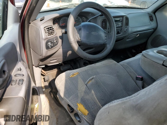 1999 Ford F-150 with VIN 1FTZX1729XNB50069, listed as a Copart auction lot 45382495 with Not provided miles and Salvage title. Bid and sale history available at DreamBid. Image 8.