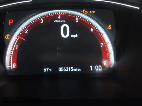 2021 Honda Civic Sport with VIN SHHFK7H48MU415898, listed as a IAAI auction lot 42130231 with 56,315 mi miles and . Bid and sale history available at DreamBid. Image 16.