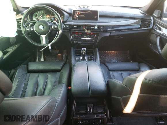 2015 BMW X6 xDrive50i with VIN 5UXKU6C52F0F93975, listed as a Copart auction lot 81944914 with 143,915 mi miles and Salvage Title. Bid and sale history available at carsss.com. Image 8.
