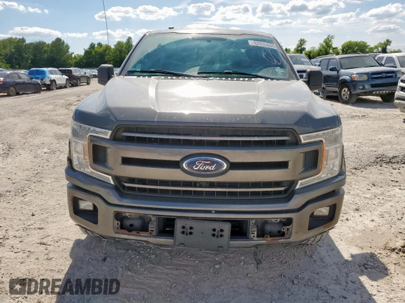 2018 Ford F-150 XL with VIN 1FTEW1CPXJKC79644, listed as a Copart auction lot 62035085 with 89,863 mi miles and Salvage title. Bid and sale history available at DreamBid. Image 5.