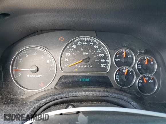 2006 GMC Envoy SLT with VIN 1GKDT13S962305588, listed as a Copart auction lot 69196964 with 118,289 mi miles and Salvage Title. Bid and sale history available at DreamBid. Image 9.