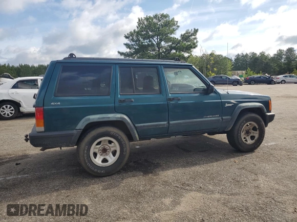 1998 Jeep Cherokee Sport with VIN 1J4FJ68S9WL249365, listed as a Copart auction lot 58896155 with 344,530 mi miles and Clean title. Bid and sale history available at DreamBid. Image 3.