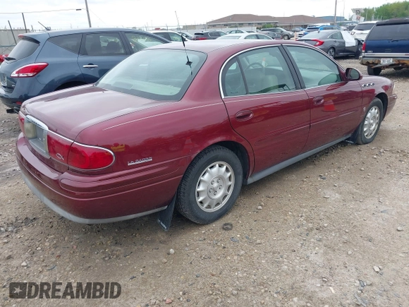 2001 Buick LeSabre Limited z VIN 1G4HR54K41U100044, wystawiony jako IAAI lot #42215795 z przebiegiem 125 144 mil mil oraz . Historia ofert i sprzedaży dostępna na DreamBid. Obrazek 4.