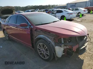 2014 Lincoln MKZ with VIN 3LN6L2GK7ER818543, listed as a Copart auction lot 75825734 with 210,272 mi miles and Salvage Title. Bid and sale history available at carsss.com. Image 4.