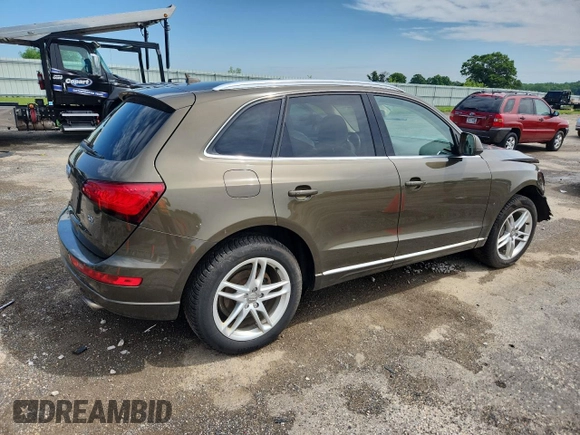 2014 Audi Q5 Premium Plus with VIN WA1LFAFP1EA026298, listed as a Copart auction lot 61729075 with 124,165 mi miles and Non repairable. Bid and sale history available at DreamBid. Image 3.