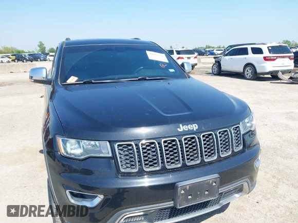 2017 Jeep Grand Cherokee Limited with VIN 1C4RJFBG8HC684470, listed as a IAAI auction lot 41977751 with 89,537 mi miles and . Bid and sale history available at DreamBid. Image 6.