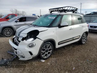 2014 FIAT 500L Trekking with VIN ZFBCFADHXEZ010932, listed as a Copart auction lot 87758755 with Not Provided miles and Salvage Title. Bid and sale history available at carsss.com. Image 1.