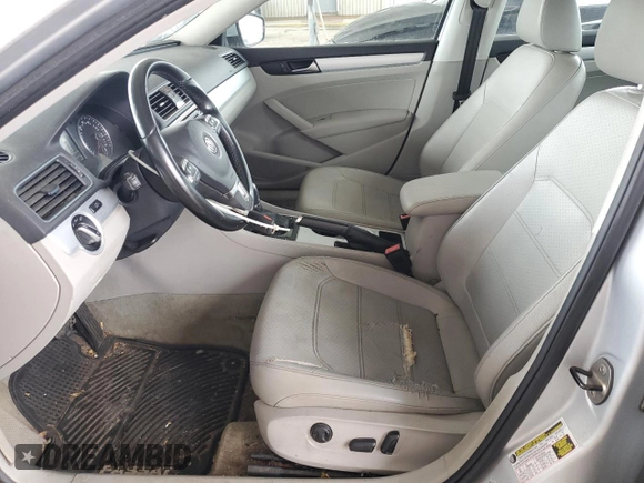 2013 Volkswagen Passat SE с VIN 1VWBH7A35DC118033, выставлен на аукционе Copart как лот 59998325 с пробегом 248 493 миль миль и Чистый • Clean title. История ставок и продаж доступна на DreamBid. Изображение 7.