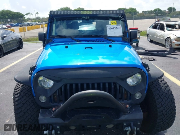 2015 Jeep Wrangler Unlimited Sport with VIN 1C4BJWDG1FL716400, listed as a IAAI auction lot 42645745 with 83,199 mi miles and . Bid and sale history available at DreamBid. Image 13.