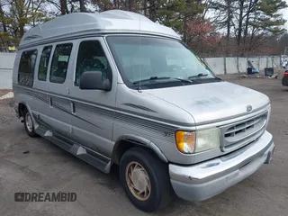 1999 Ford Econoline Cargo z VIN 1FDRE14W1XHA40091, wystawiony jako IAAI lot #41730882 z przebiegiem 221 505 mil mil oraz . Historia ofert i sprzedaży dostępna na DreamBid. Obrazek 1.