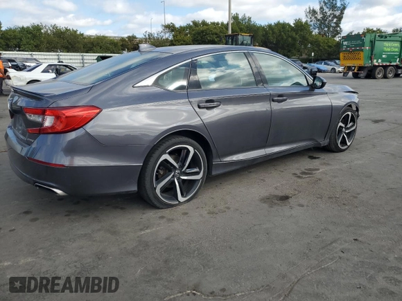 2019 Honda Accord Sedan Sport 1.5T with VIN 1HGCV1F39KA097462, listed as a Copart auction lot 88137735 with 109,426 mi miles and Salvage Title. Bid and sale history available at carsss.com. Image 3.