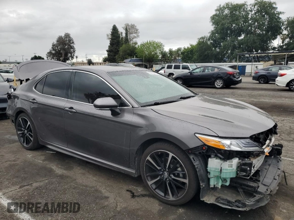 2019 Toyota Camry XSE with VIN 4T1B61HK5KU220194, listed as a Copart auction lot 53753995 with 54,663 mi miles and Salvage Title. Bid and sale history available at carsss.com. Image 4.