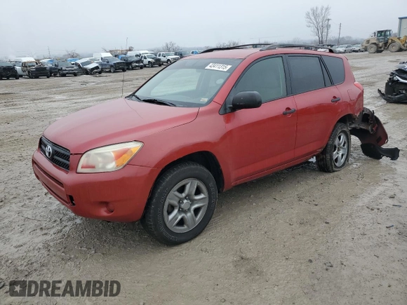 2006 Toyota RAV4 with VIN JTMBD33V665016768, listed as a Copart auction lot 43411315 with 259,680 mi miles and Salvage Title. Bid and sale history available at carsss.com. Image 1.